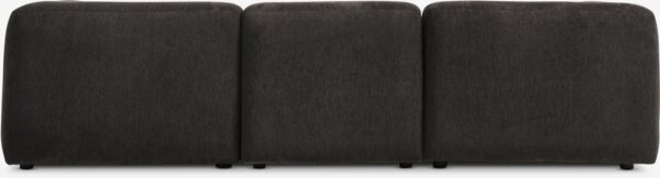 Modulaire bank SKEJBY 3-zits donkerbruine stof