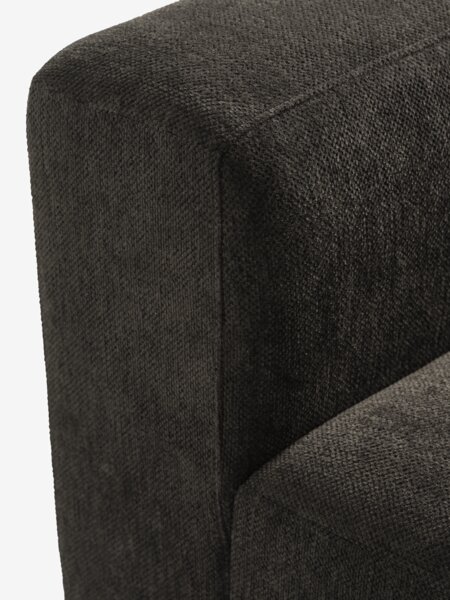 Modulaire bank SKEJBY 3-zits donkerbruine stof