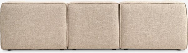 Modular sofa SKIBBY 3 pers. sand fabric