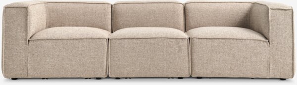 Modular sofa SKIBBY 3 pers. sand fabric