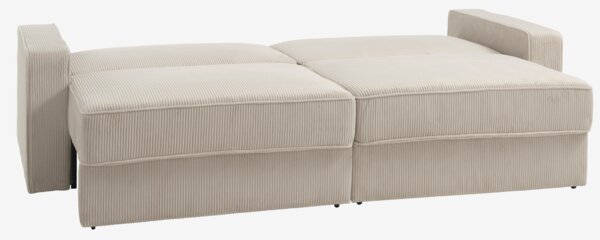 Modulbäddsoffa SJELLE 2-sits med armstöd beige
