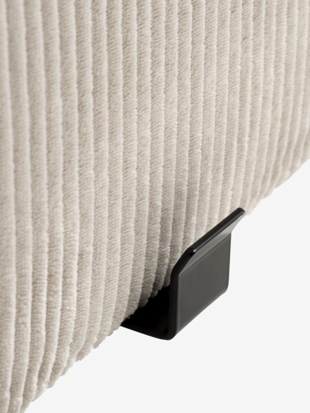 Modulbäddsoffa SJELLE 3-sits utan armstöd beige