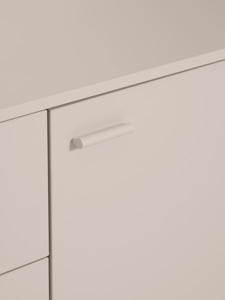 Sideboard BELLELUND 2 doors 3 drawers beige