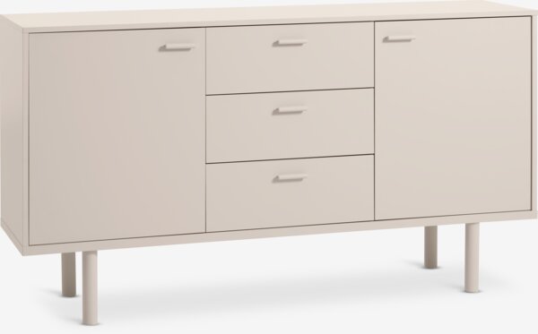 Sideboard BELLELUND 2 Türen 3 Schubladen beige