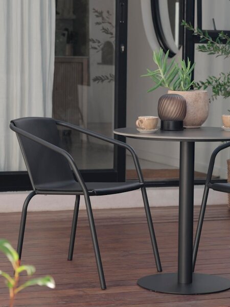 Sedia impilabile MODUM nero