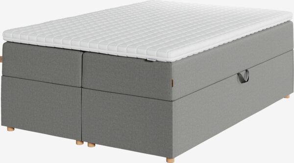 Kontinentalseng 70x200 TYSLA STORAGE grå-23 Fast