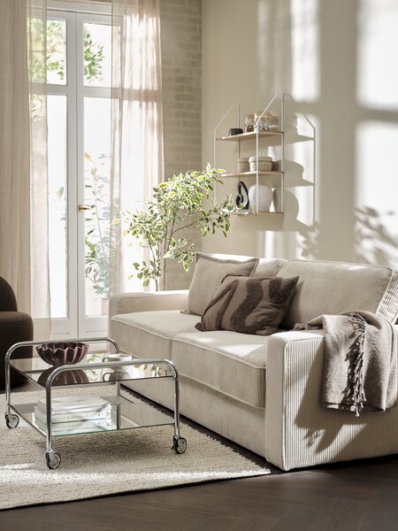 Modulbäddsoffa SJELLE 2-sits med armstöd beige