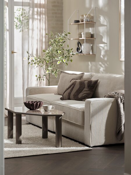 Modulbäddsoffa SJELLE 2-sits med armstöd beige