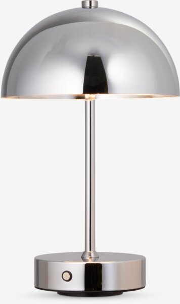 Lampa na baterie KENT Ś16xW26cm chrom