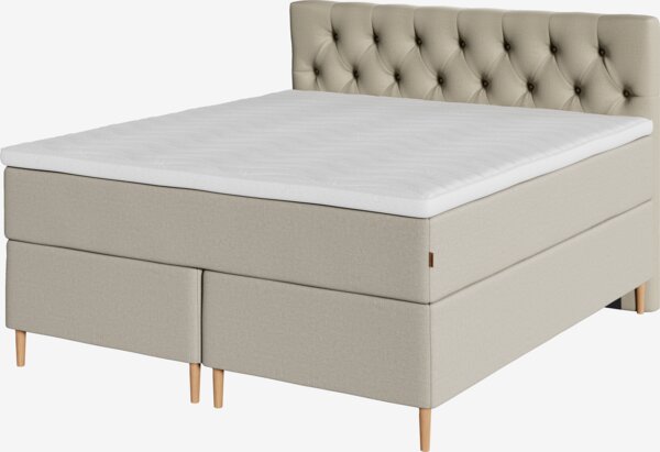 Kontinentalsäng 180x210 cm GAULA + RESA sand-91 Medium