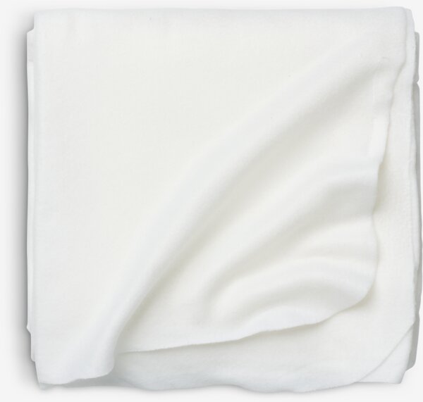 Fleeceplaid SKOGVIKKE 130x160 wit
