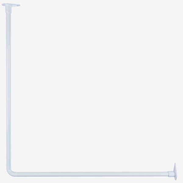 Shower curtain rail VARA 90x90x90 white