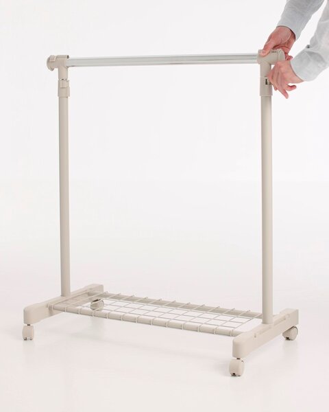 Kledingrek GUDME B82-132 beige/chroom