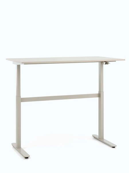 Gas standing desk LUNDTOFT 70x130 beige