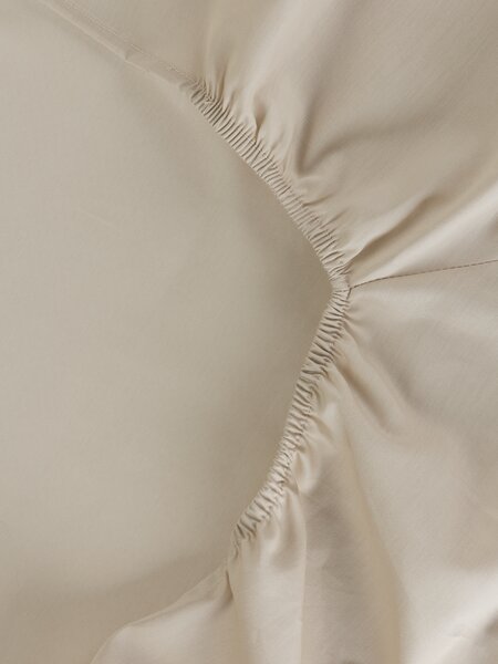 Hoeslaken dekmatras EDITH 90x200x6-10 beige