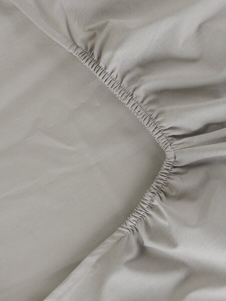 Hoeslaken dekmatras ELENORA 90x200x6-10 lichtgrijs
