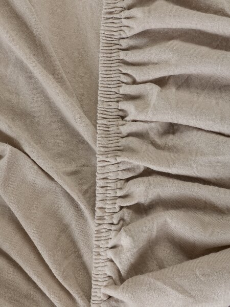 Jersey Fitted sheet JANNE Single grey