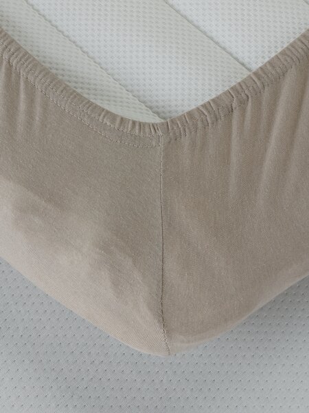 Jersey Fitted sheet JANNE Single grey