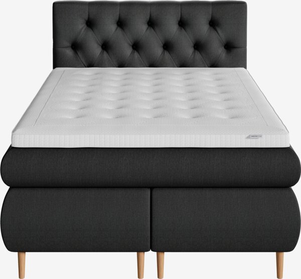Boxspring 140x200 ANDELVA + VOLA grijs-40 medium