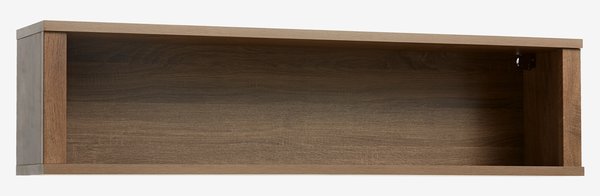 Рафт за стена VEDDE 131x25 цвят див дъб