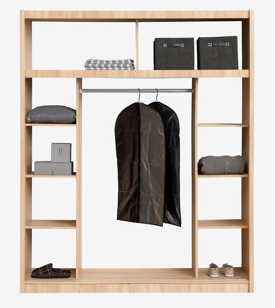 Wardrobe EVETOFTE 180x220 oak