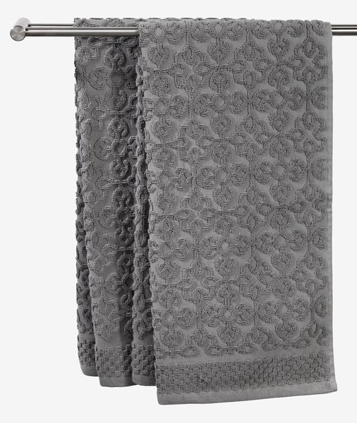 Håndklæde STIDSVIG 50x100 grå