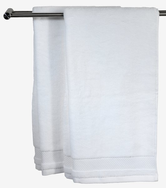 Badehåndkle NORA 70x140cm hvit KRONBORG