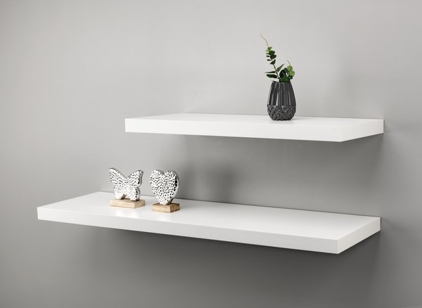 Floating shelf ABILD 80x24 white