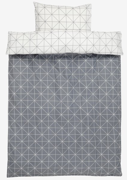 Parure de lit ATLA 160x210 gris