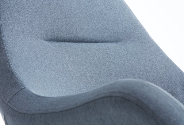 Stolica za ljuljanje NEBEL svjetloplava tkanina