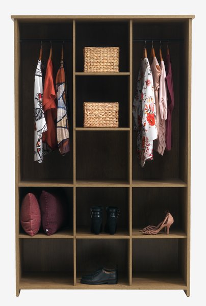 Wardrobe MANDERUP 128x199 3 doors wild oak colour