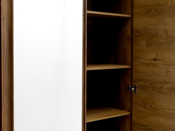 Wardrobe VEDDE 220x197 w/mirror wild oak