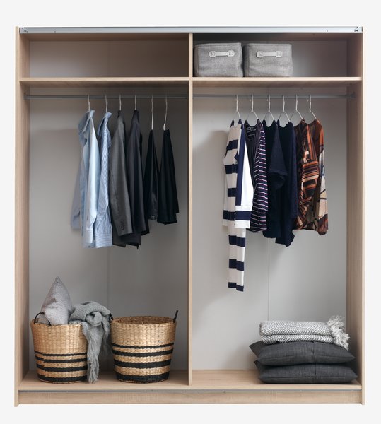 Wardrobe SATTRUP 201x219 oak