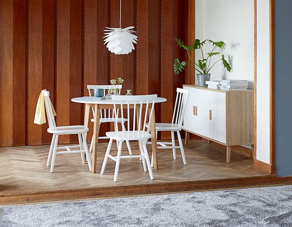 Sideboard GAMTOFTE 3 doors oak/white