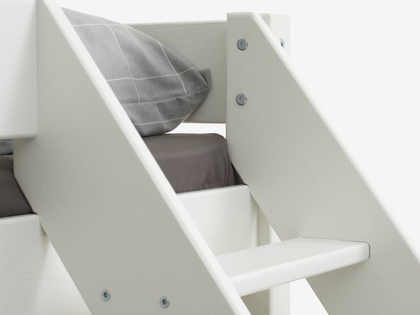 Bunk bed VESTERVIG 90/140x200 incl. ladder white