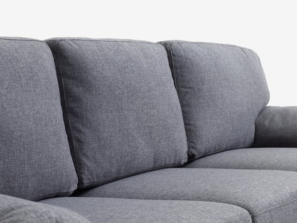 Sofa GEDVED chaise longue grey