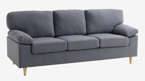 Sofa GEDVED 3-pers. grå