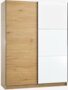 Colour: Warm oak+Mirror glass