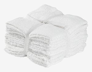 Πετσέτα προσώπου FLISBY 10τμχ/πκ λευκό