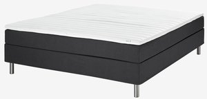 Boxspring 160x200 PLUS C60 PU Černá-08