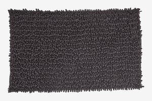 Tappeto da bagno ROSVIK 50x80cm ciniglia antracite