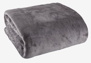 Throw GULSKOLM 220x240 fleece grey