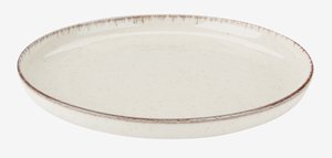 Assiette FERDUS Ø19cm céramique beige