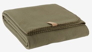 Throw DAGLILJE 130x170 fleece green