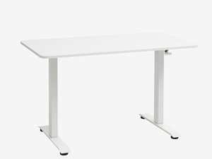 Nastavljiva miza ASSENTOFT 70x130 bela