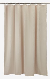 Tenda da doccia GUNNEBO 180x200 cm pois beige KRONBORG