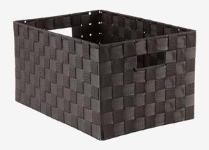 Basket ASMUS W38xL26xH20cm black