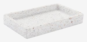 Tray BILLSTA 11x18cm terrazzo effect