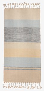 Tappeto BJERK 70x140 cm beige/blu