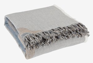 Coperta LOBELIA 130x180 cm blu/grigio